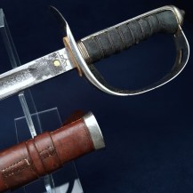 British WW1 Infantry Officers Sword of Captain Charles Roydon Brown MC MID, Essex Regt, KIA France 1917 08